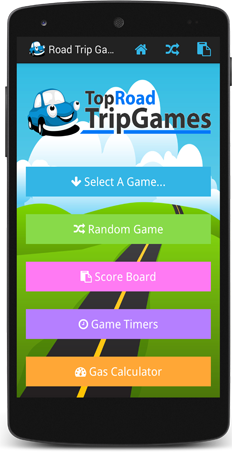 road trip games android app frame